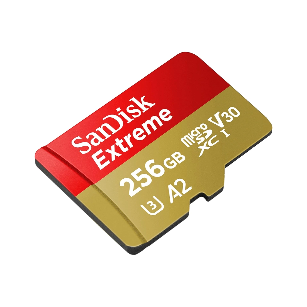 Sandisk Micro SD Card 256GB Extreme for Smartphones | Cameras (Open Box) view 2